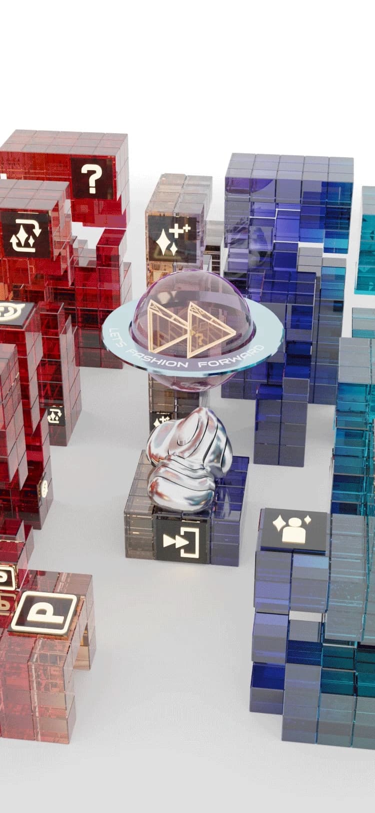Taikoo Li digital district concept scene